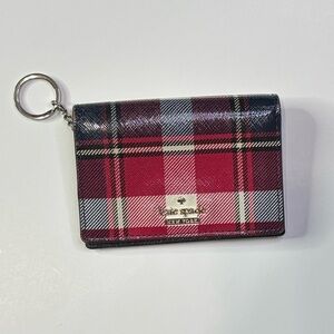 Authentic Kate Spade New York ID Wallet / Card Holder with Key Ring — Pre-Owned